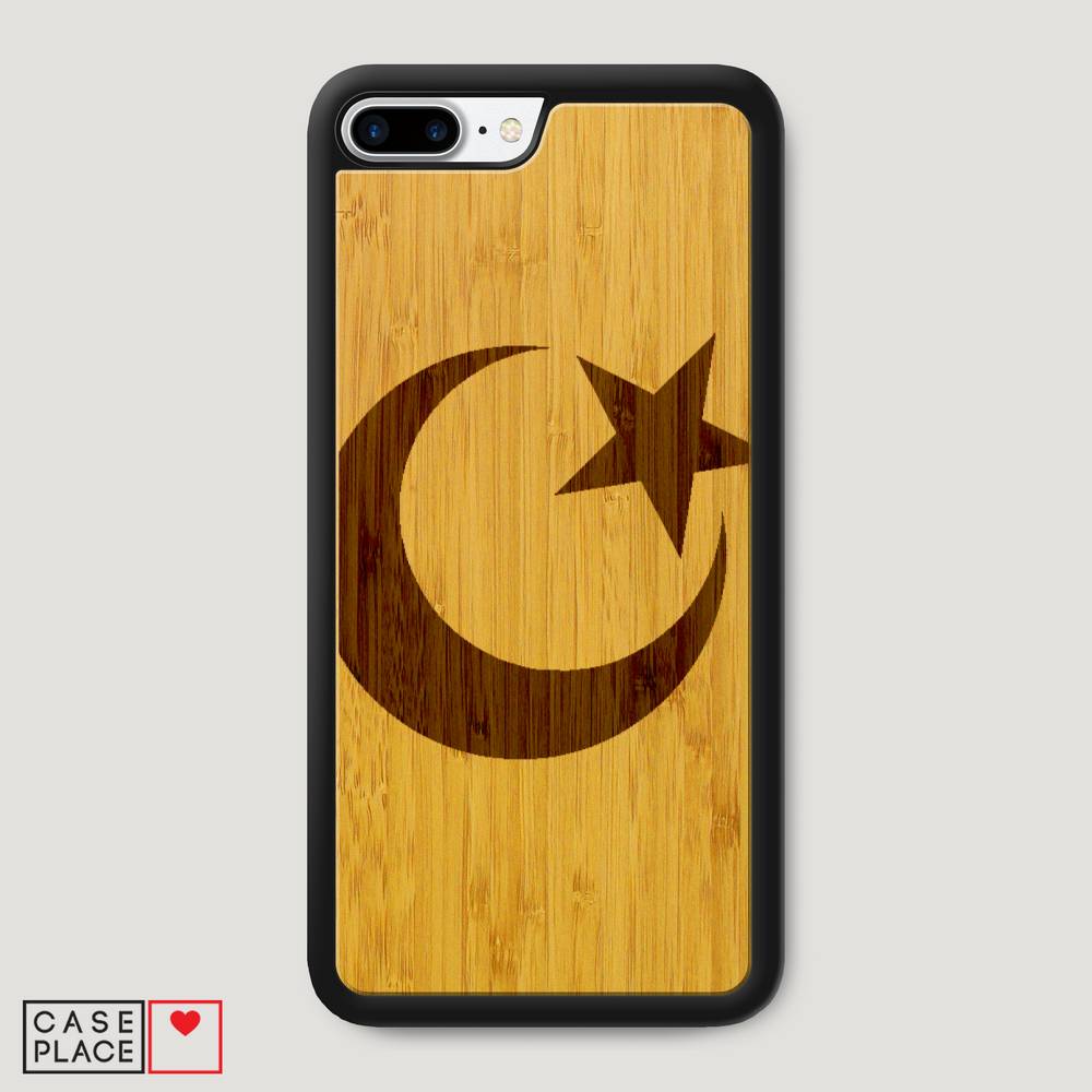 Деревянный чехол Звезда мечети 2 на iPhone 8 Plus