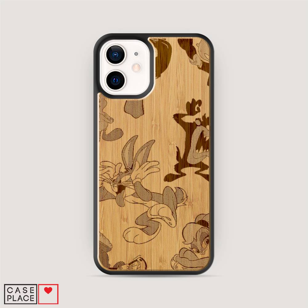 Деревянный чехол Looney Tunes 7 графика на iPhone 12 mini