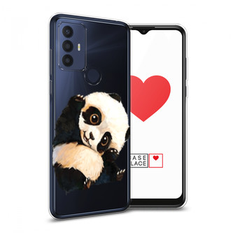 Силиконовый чехол Большеглазая панда на TCL 30E