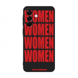 Матовый силиконовый чехол WOMEN на Samsung A57 5G