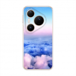 Силиконовый чехол Облака на Huawei Pura 80 Pro