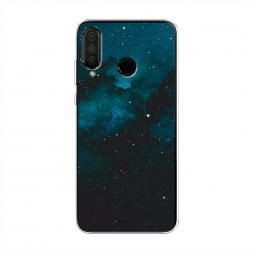 Силиконовый чехол Синий космос на Honor 20 Lite 2020