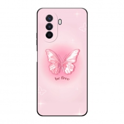 Матовый силиконовый чехол be free butterfly 1 на Huawei Nova Y70