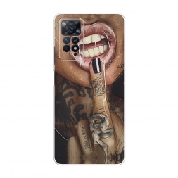 Силиконовый чехол Девушка с татуировками на Xiaomi Redmi Note 11 Pro