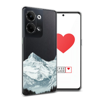 Силиконовый чехол Горы арт 1 на Oppo Reno 9