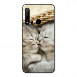Силиконовый чехол Милые котята на Huawei Nova 5i