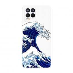 Soft touch белый Волна в Канагаве на Realme 8
