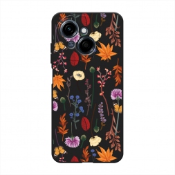 ������� ����������� ����� Orange Purple flowers �� Tecno POP 9