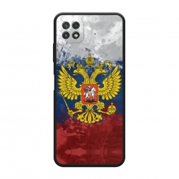Матовый силиконовый чехол РФ на Samsung Galaxy A22s 5G