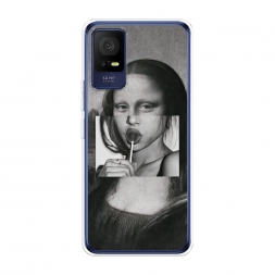 Силиконовый чехол Mona Lisa sucking lollipop на TCL 405