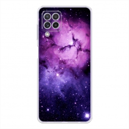 Силиконовый чехол Космос 18 на Samsung Galaxy A22