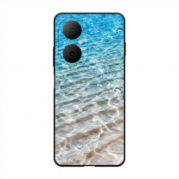 Матовый силиконовый чехол Волны 10 на Huawei Nova Y73