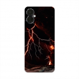 Силиконовый чехол Молния 4 на Tecno Camon 19 Neo