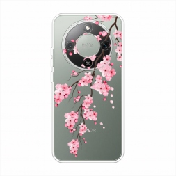 Силиконовый чехол Розовая сакура на Honor X9d
