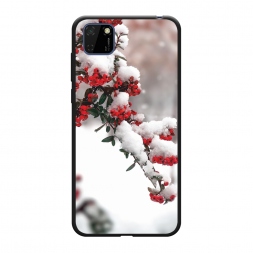 Матовый силиконовый чехол Зима 8 на Honor 9S