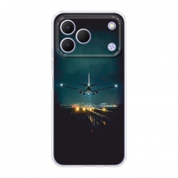 Силиконовый чехол Ночной рейс на Tecno Spark 50