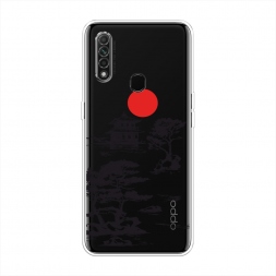 Силиконовый чехол Алое солнце на Oppo A31