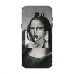 ����������� ����� Mona Lisa sucking lollipop �� Samsung Galaxy A7 2017