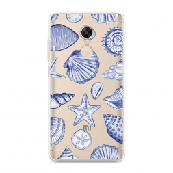 Силиконовый чехол Морской паттерн на Xiaomi Redmi Note 4X (Global)