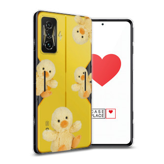 Силиконовый чехол Плюшевые утки на Xiaomi Poco F4 GT
