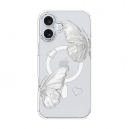 MagSafe white butterflies 2 �� iPhone 16 Plus