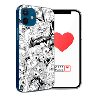 Силиконовый чехол Ахегао манга тян