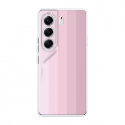 Силиконовый чехол Оттенки розового на Tecno Camon 40 Pro 5G