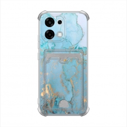 Голубой мрамор рисунок на Oppo A6 Pro