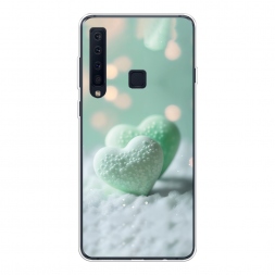 Силиконовый чехол Сахарные сердечки на Samsung Galaxy A9 2018