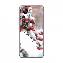 Силиконовый чехол Зима 8 на Xiaomi 12T Pro