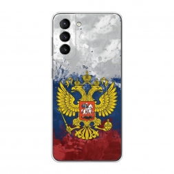 Силиконовый чехол РФ на Samsung Galaxy S21