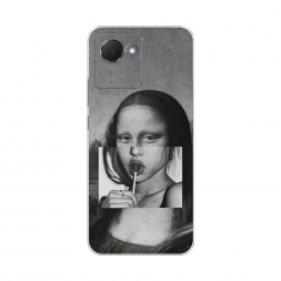 ����������� ����� Mona Lisa sucking lollipop �� Realme Narzo 50i Prime