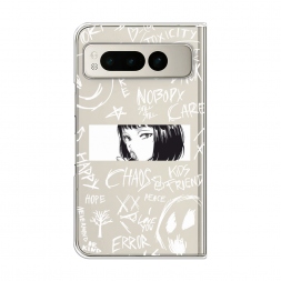 ����������� ����� Manga graffiti white �� Google Pixel Fold