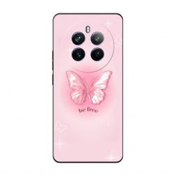 Матовый силиконовый чехол be free butterfly 1 на Realme 12+
