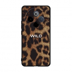 Матовый силиконовый чехол Wild на леопарде на Vivo IQOO Z10 5G