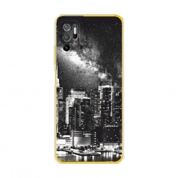 Силиконовый чехол Ночной Нью-Йорк на Xiaomi Poco M3 Pro