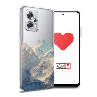 Силиконовый чехол Горы арт 2 на Xiaomi Redmi Note 11T Pro Plus