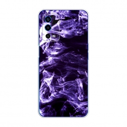 Силиконовый чехол Фиолетовый дым на Oppo A55 4G