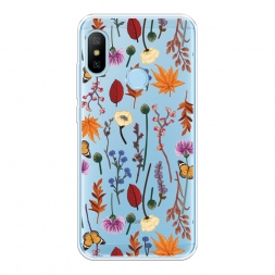 ����������� ����� Orange Purple flowers �� Xiaomi Redmi 6 Plus
