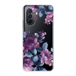 Силиконовый чехол Purple Blossoms на Huawei Nova Y70