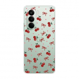 Силиконовый чехол Вишни и ленточки на Oneplus Nord CE6 Lite