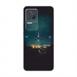 Силиконовый чехол Ночной рейс на Xiaomi Redmi K50
