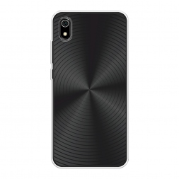 Силиконовый чехол Чёрный винил на Xiaomi Redmi 7A