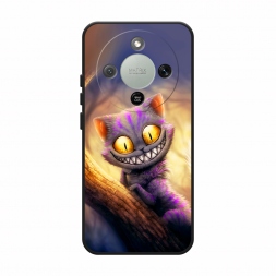 Матовый силиконовый чехол Cheshire Cat на Honor X9d