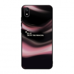 Матовый силиконовый чехол trust the process на Xiaomi Redmi 7A
