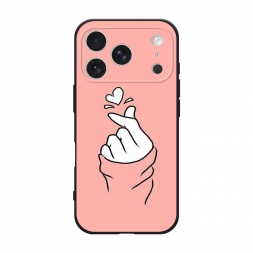 Матовый силиконовый чехол Любовь-щелк на iPhone 17 Pro Max