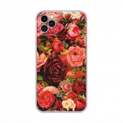 Силиконовый чехол Розы винтажные на iPhone 11 Pro Max