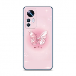 Силиконовый чехол be free butterfly 3 на Xiaomi 12T