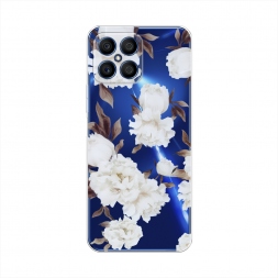 Силиконовый чехол Цветочная хрупкость 2 на Honor X8