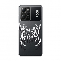Силиконовый чехол Death graffiti на Xiaomi Poco X5 Pro 5G